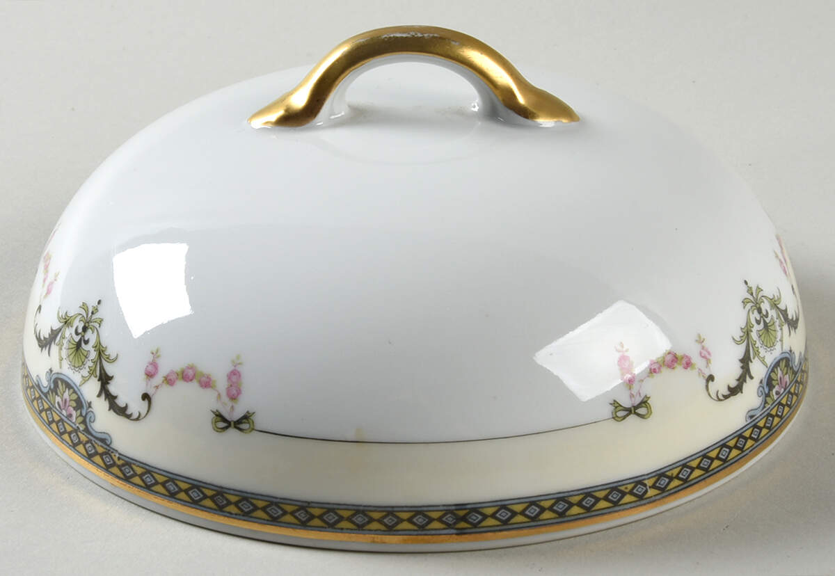 Mayfair (Gold Trim) Lid for Round Butter by Noritake-1