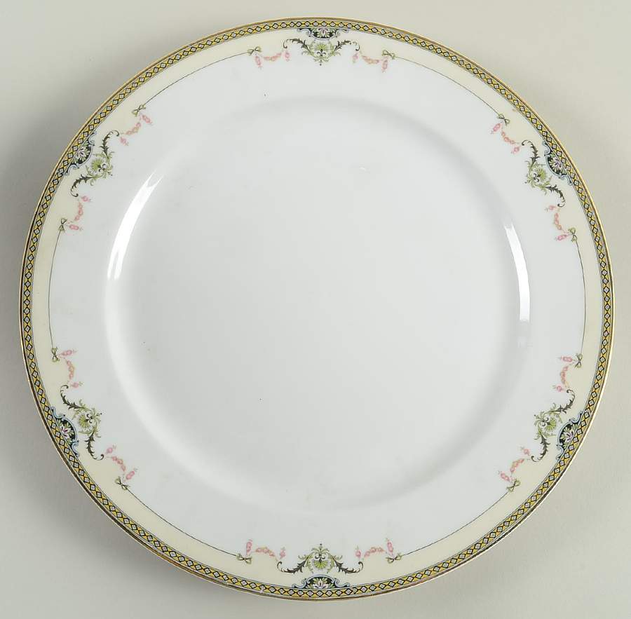 Mayfair (Gold Trim) 12" Chop Plate (Round Platter) by Noritake-1