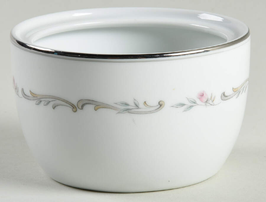 Mayfair (Platinum Trim) Sugar Bowl No Lid by Noritake-1