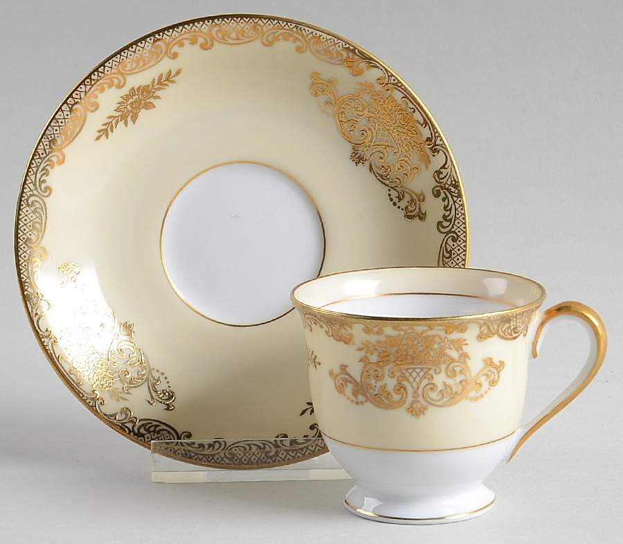 Mayfield Footed Demitasse Cup & Saucer Set by Noritake-1