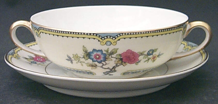 Mayflower Flat Cream Soup & Saucer Set by Noritake-1