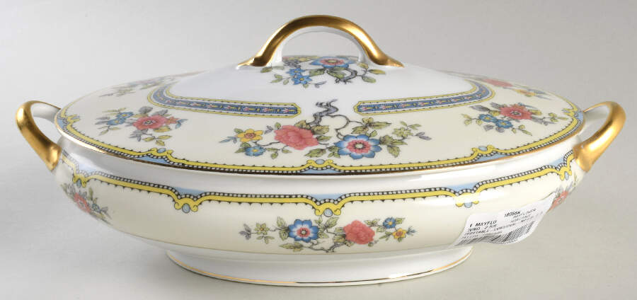Mayflower Oval Covered Vegetable by Noritake-1