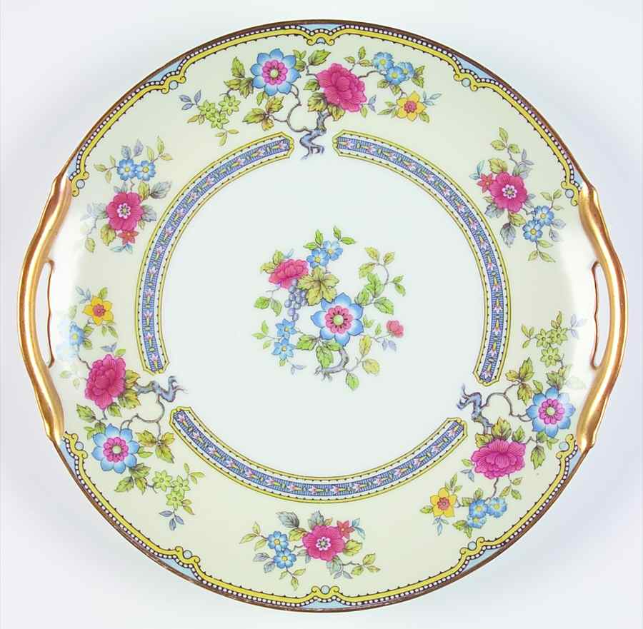 Mayflower Handled Cake Plate by Noritake-1