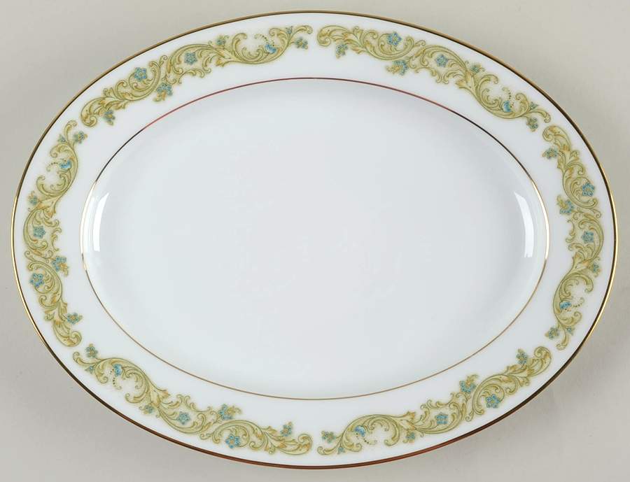 Maytone 11" Oval Serving Platter by Noritake-1