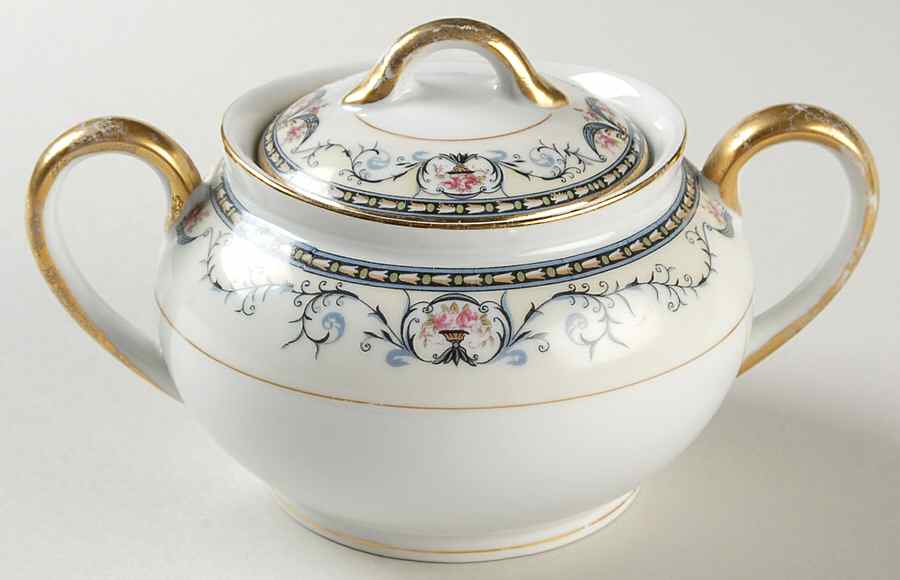 Mayville Sugar Bowl & Lid by Noritake-1