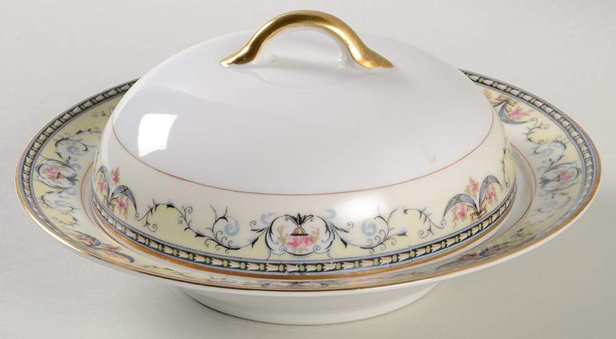 Mayville Round Covered Butter by Noritake-1