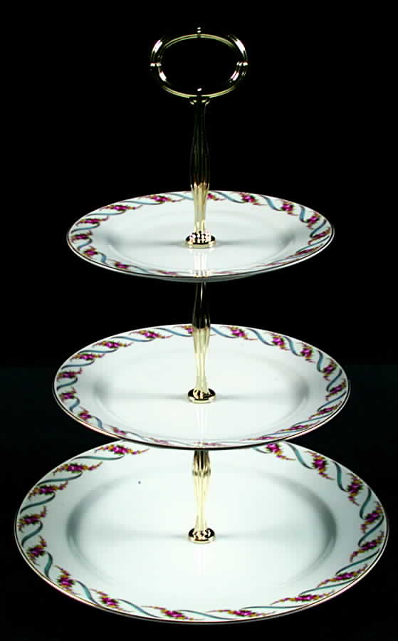 Maywood 13 7/8"-14 1/4" 3-Tiered Serving Tray(DP,SP,BB) HC by Noritake-1