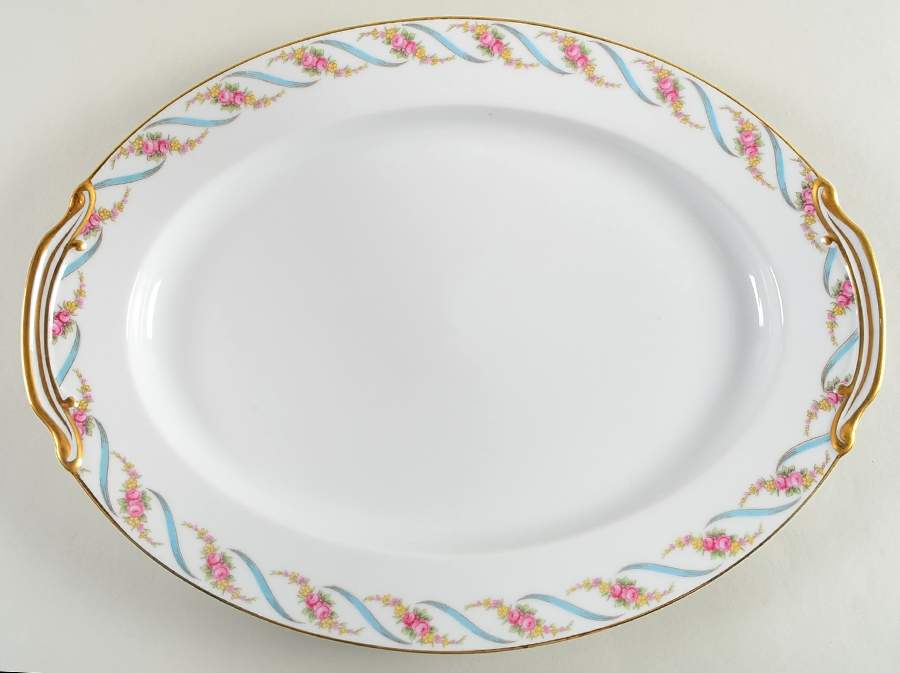 Maywood 13" Oval Serving Platter by Noritake-1