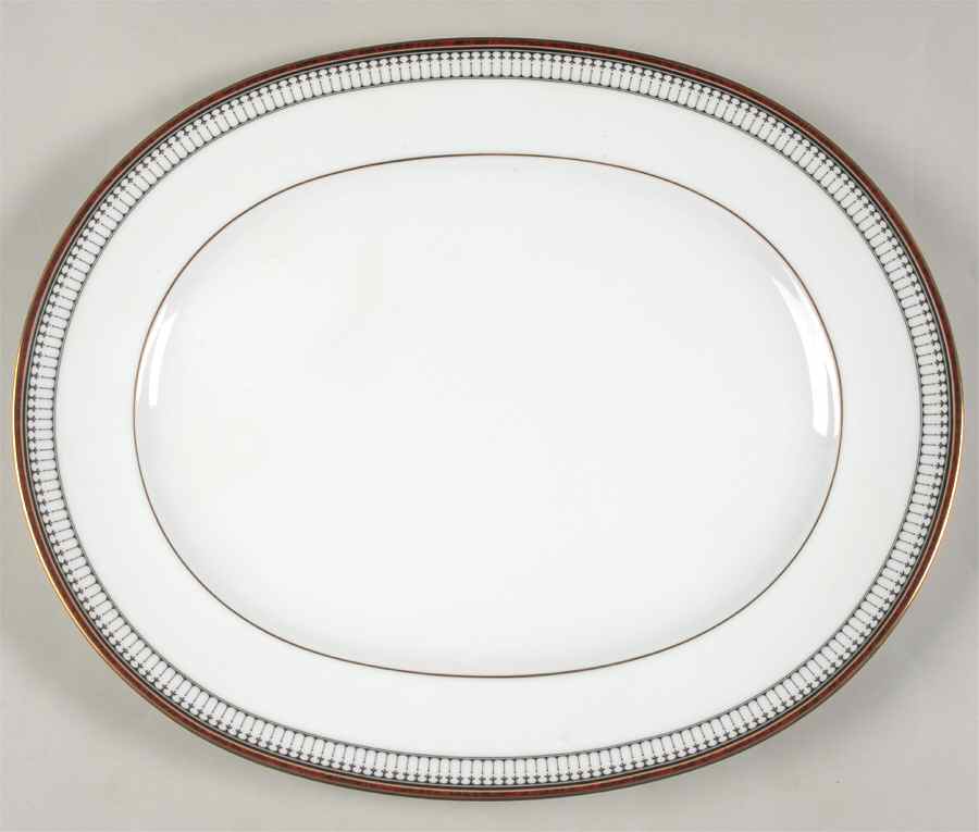 Mckenzie 15" Oval Serving Platter by Noritake-1