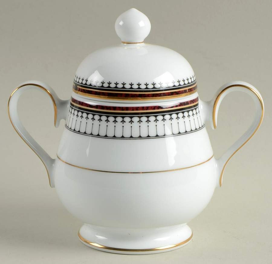 Mckenzie Sugar Bowl & Lid by Noritake-1