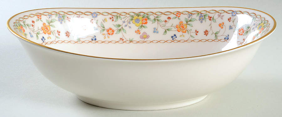Meadow 9" Oval Vegetable Bowl by Noritake-1