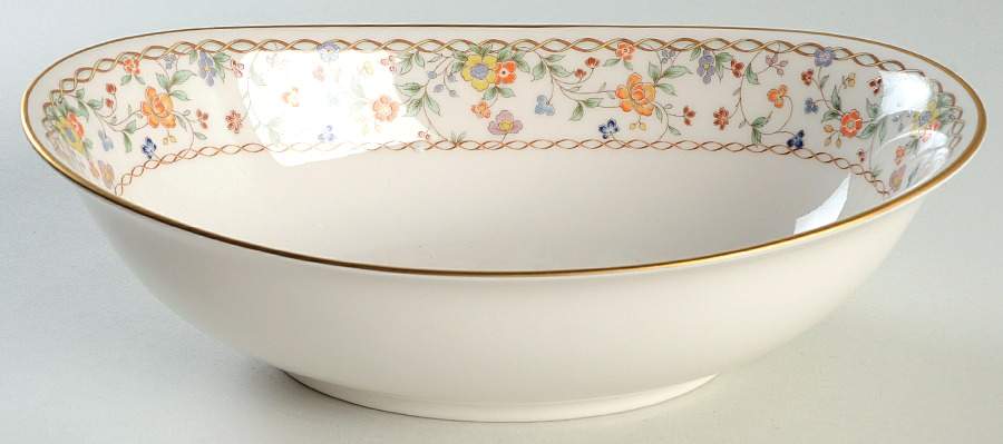 Meadow 10" Oval Vegetable Bowl by Noritake-1