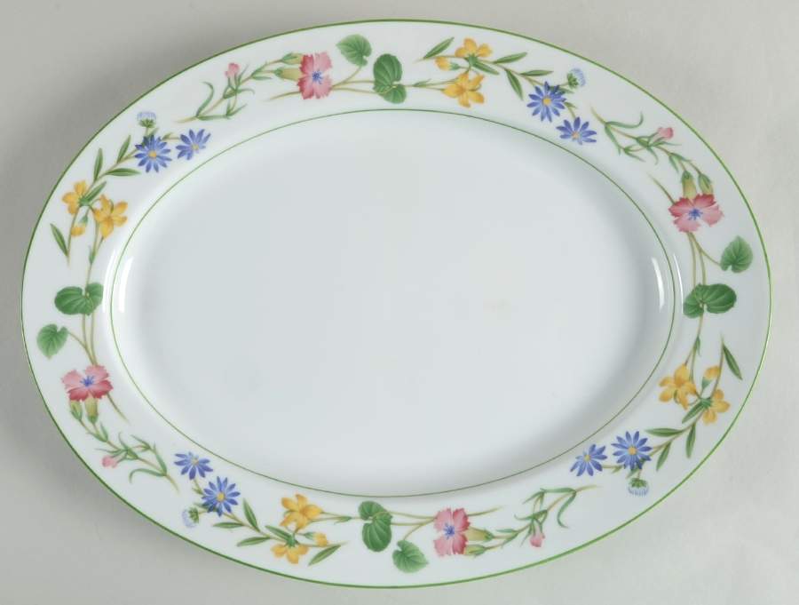 Meadowcrest 13" Oval Serving Platter by Noritake-1