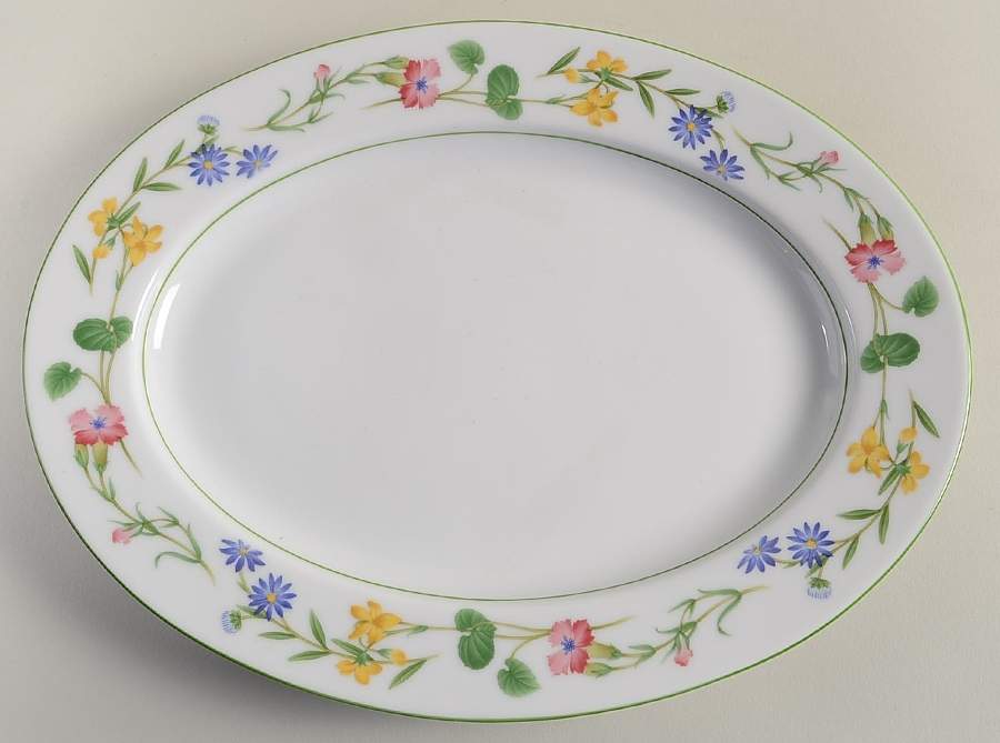 Meadowcrest 11" Oval Serving Platter by Noritake-1