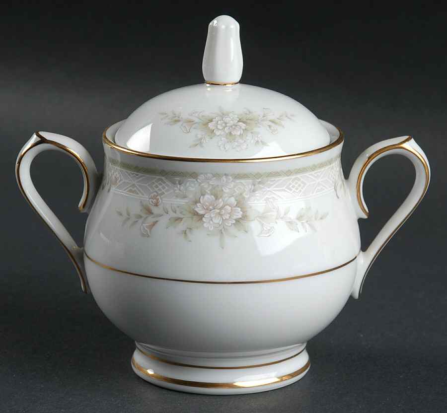 Meadowside Sugar Bowl & Lid by Noritake-1