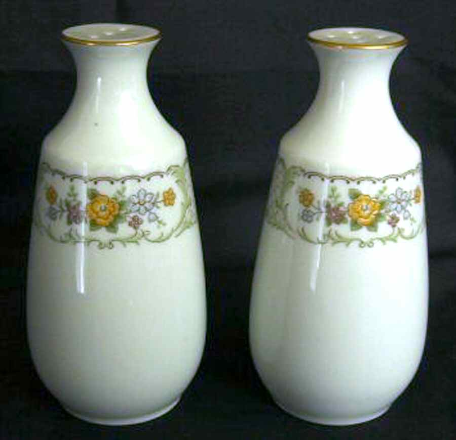 Medallion Salt & Pepper Set by Noritake-1