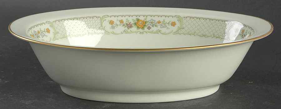 Medallion 10" Oval Vegetable Bowl by Noritake-1