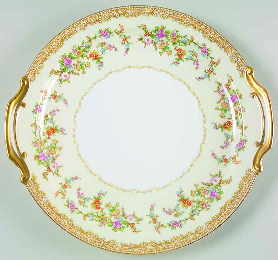 Medean Handled Cake Plate by Noritake-1