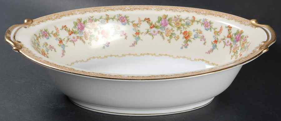 Medean 10" Oval Vegetable Bowl by Noritake-1