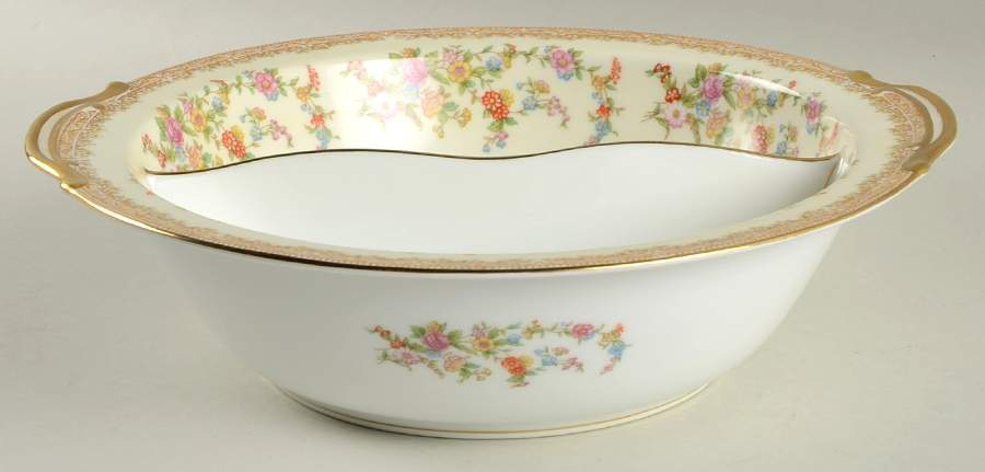 Medean Round Divided Vegetable Bowl by Noritake-1