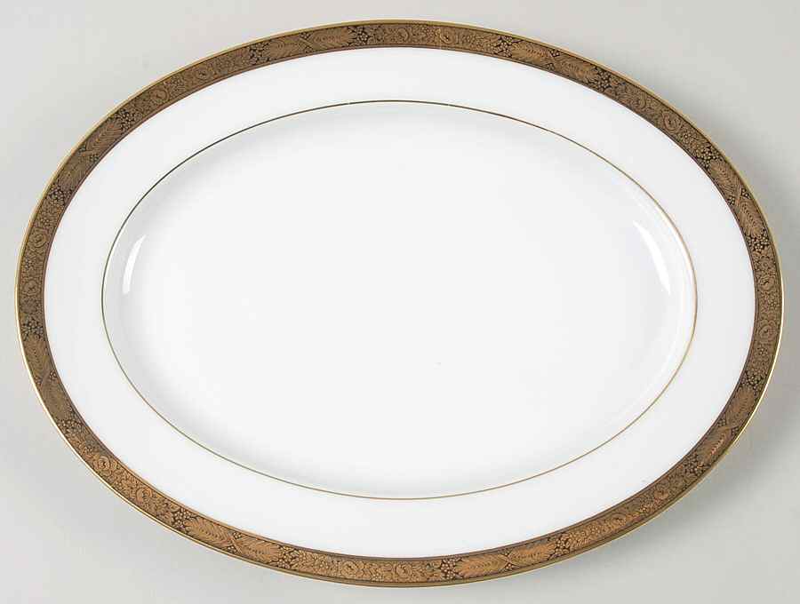 Mediterranean 11" Oval Serving Platter by Noritake-1