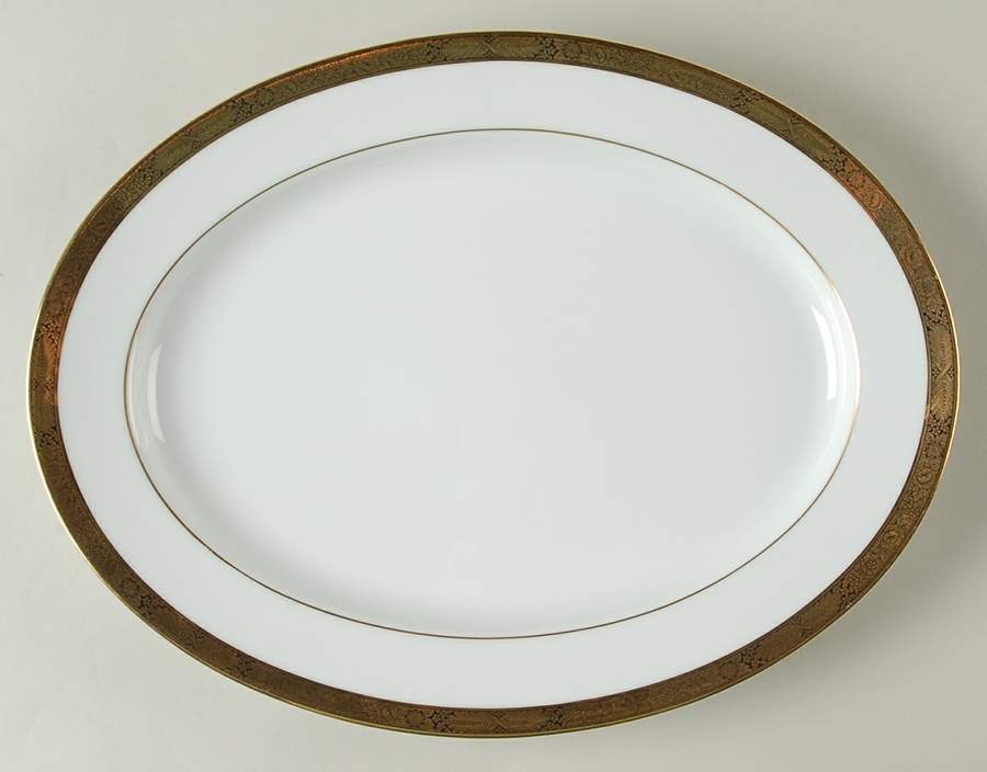 Mediterranean 13" Oval Serving Platter by Noritake-1