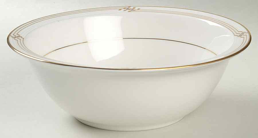 Merina Gold 9" Round Vegetable Bowl by Noritake-1