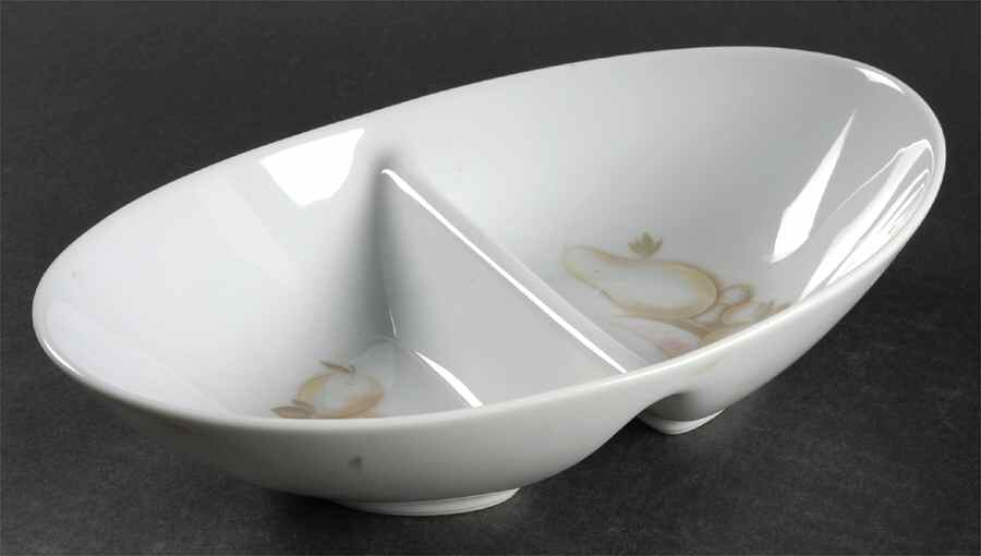 Melanie 10" Oval Divided Vegetable Bowl by Noritake-1