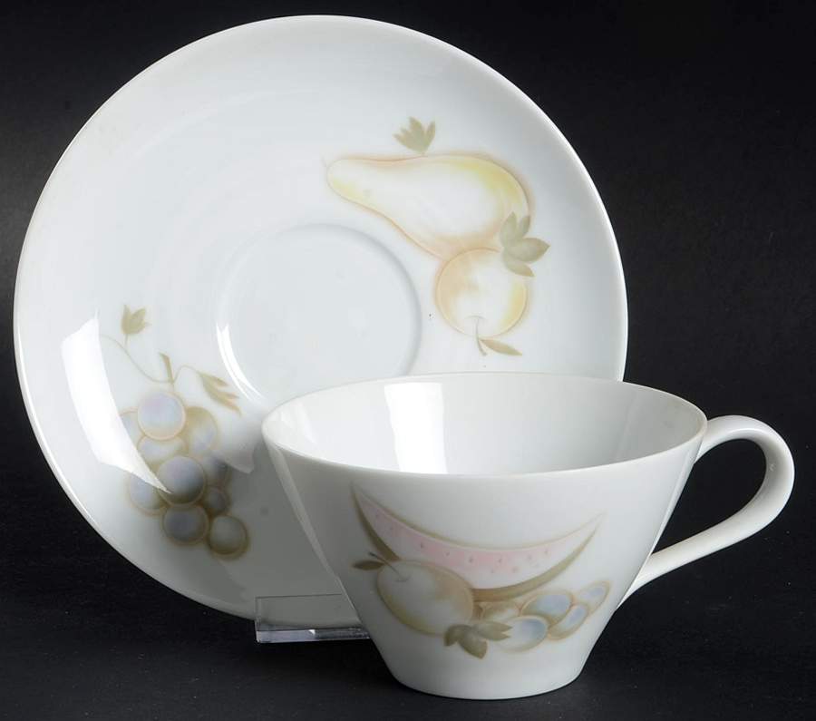 Melanie Flat Cup & Saucer Set by Noritake-1