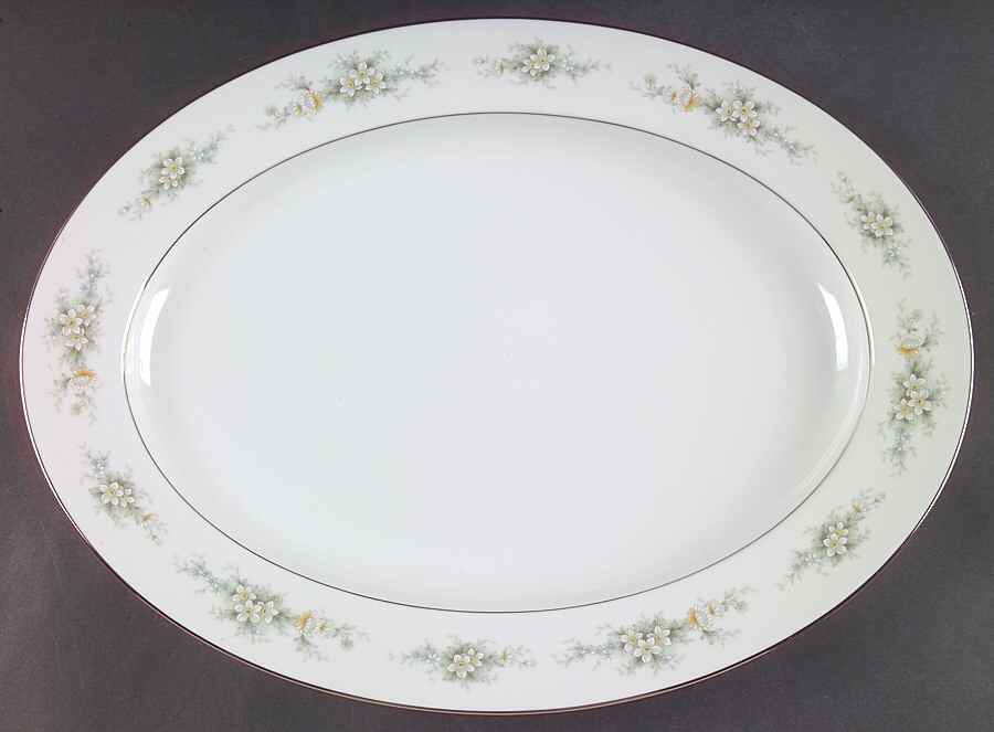 Melissa 16" Oval Serving Platter by Noritake-1