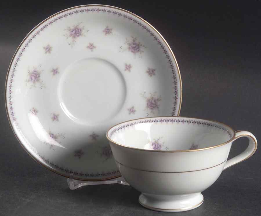 Melita Footed Cup & Saucer Set by Noritake-1