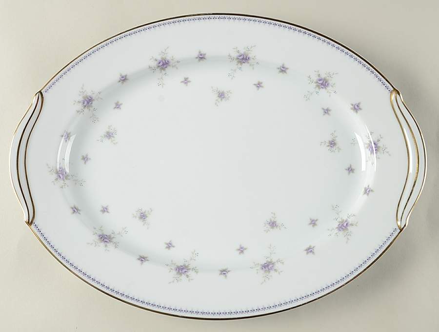 Melita 13" Oval Serving Platter by Noritake-1