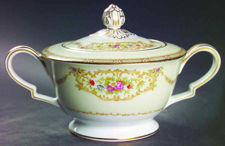 Mellotone Sugar Bowl & Lid by Noritake-1