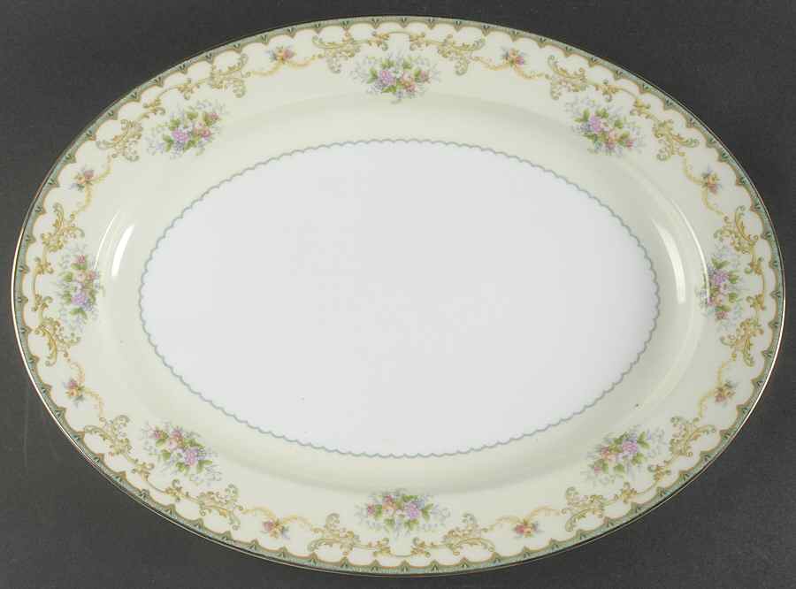 Melot 16" Oval Serving Platter by Noritake-1