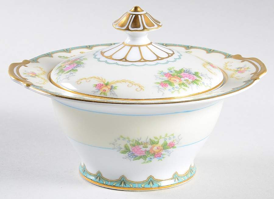 Melot Sugar Bowl & Lid by Noritake-1