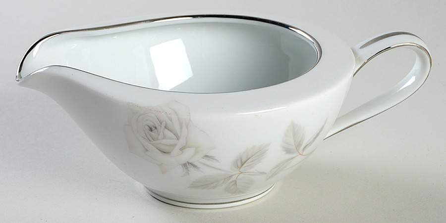 Melrose (Platinum Coupe) Creamer by Noritake-1