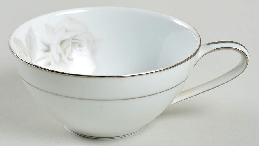 Melrose (Platinum Coupe) Flat Cup by Noritake-1