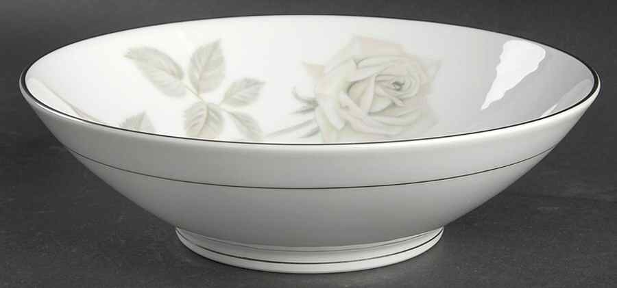 Melrose (Platinum Coupe) 9" Round Vegetable Bowl by Noritake-1