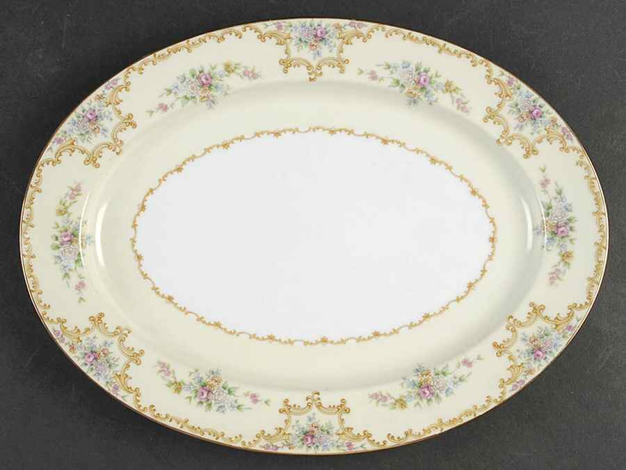 Melrose 13" Oval Serving Platter by Noritake-1
