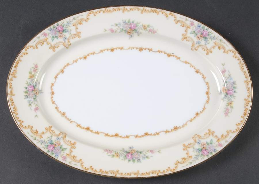 Melrose 11" Oval Serving Platter by Noritake-1