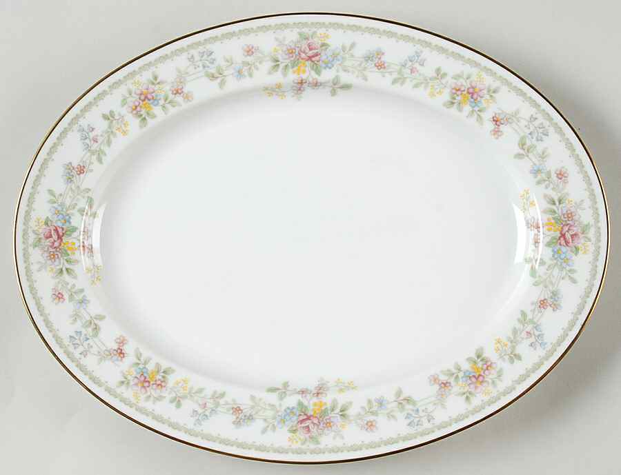 Memory 11" Oval Serving Platter by Noritake-1