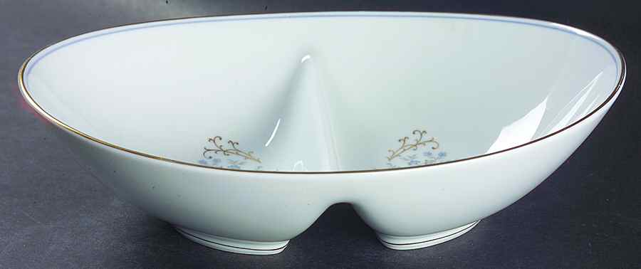 Mentone 10" Oval Divided Vegetable Bowl by Noritake-1