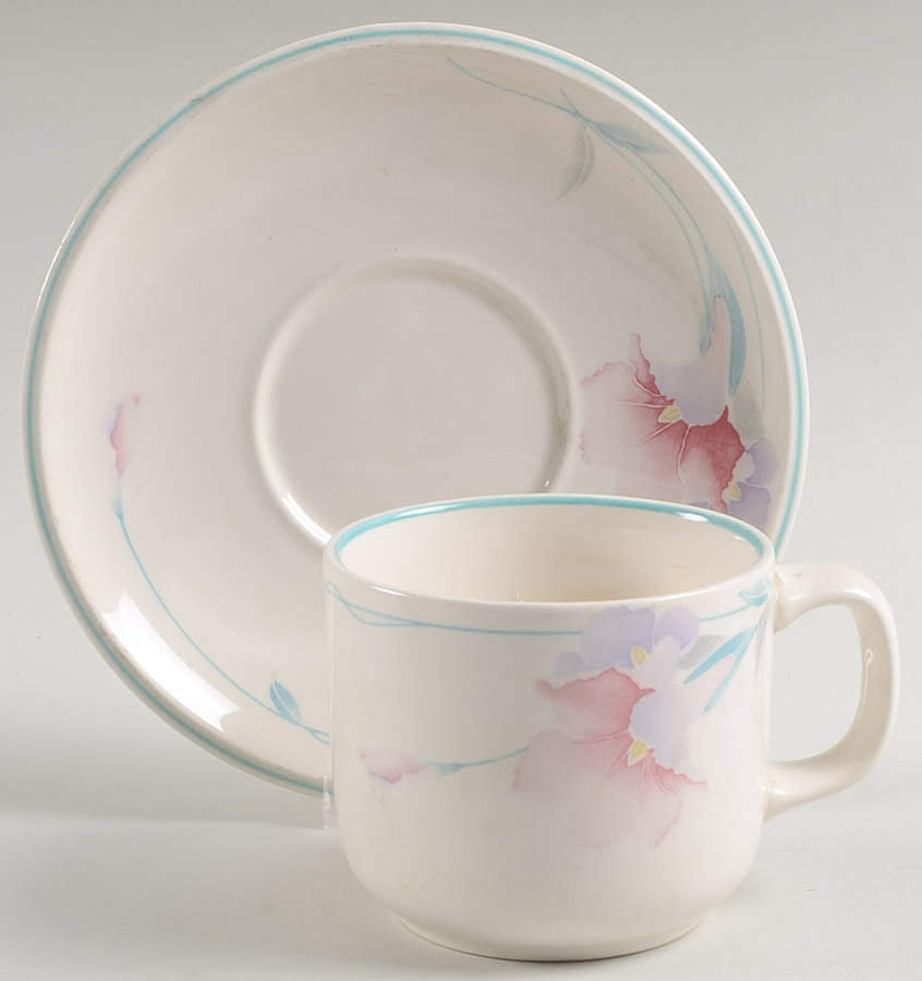 Mendocino Flat Cup & Saucer Set by Noritake-1