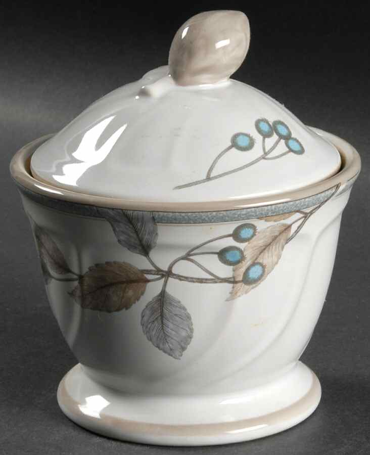 Mendon Sugar Bowl & Lid by Noritake-1