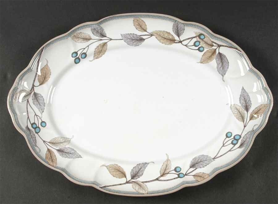 Mendon 16" Oval Serving Platter by Noritake-1