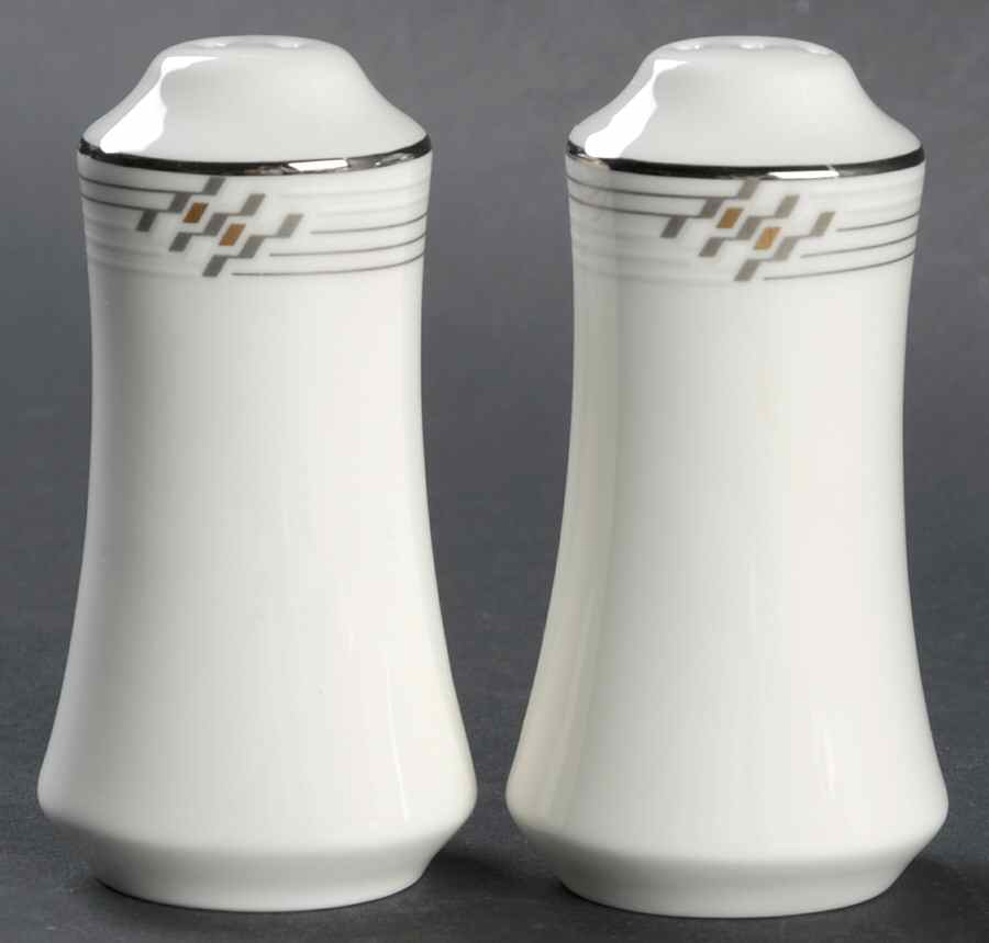 Merina Platinum Salt & Pepper Set by Noritake-1