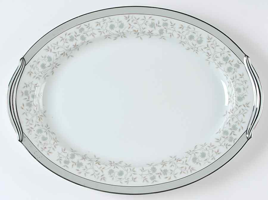 Meredith 16" Oval Serving Platter by Noritake-1
