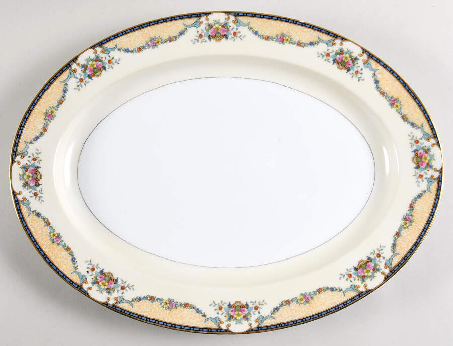 Mercedes 16" Oval Serving Platter by Noritake-1