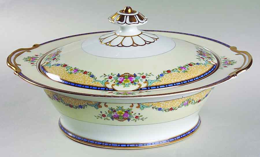 Mercedes Round Covered Vegetable by Noritake-1