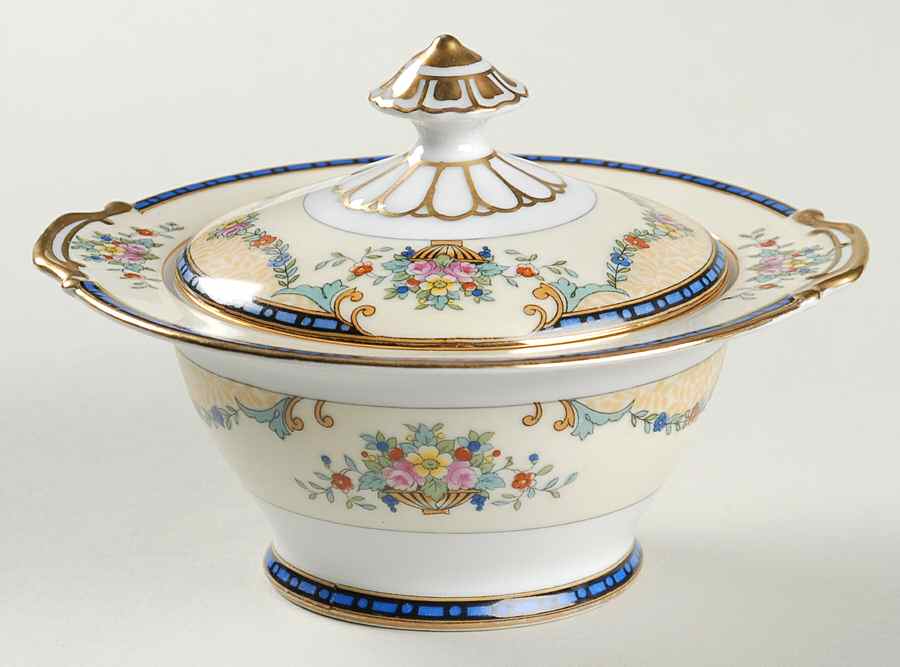 Mercedes Sugar Bowl & Lid by Noritake-1